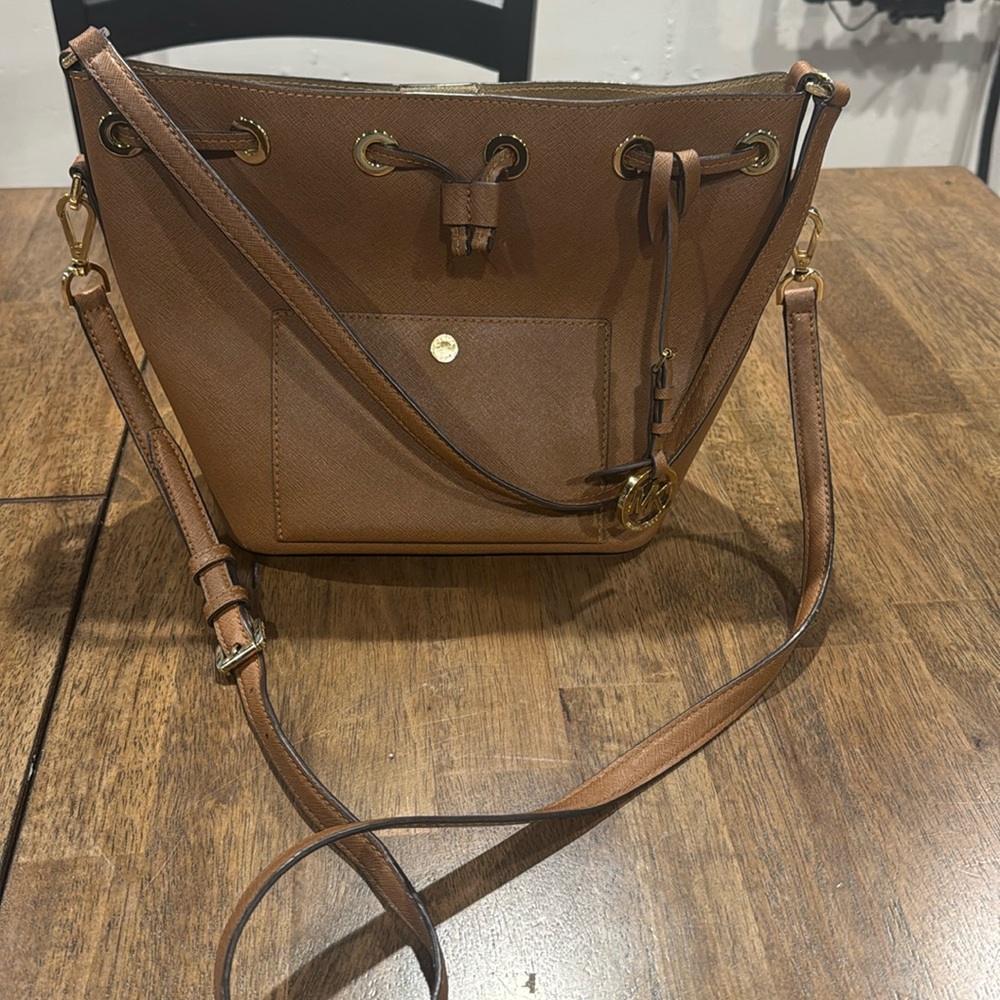Michael Kors Bucket Bag, Used with pen markings on the inside